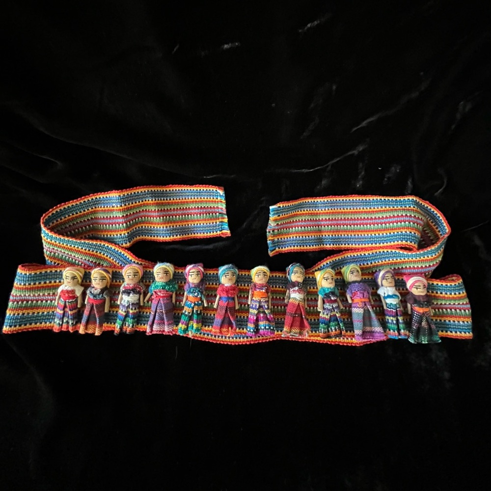 Don’t Worry Worry belt, sash…made‎ in Guatemala, just precious, excellent